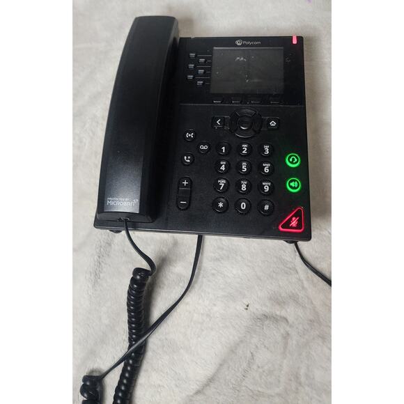Polycom VVX 350 Black IP Display Speakerphone - Picture 2 of 8